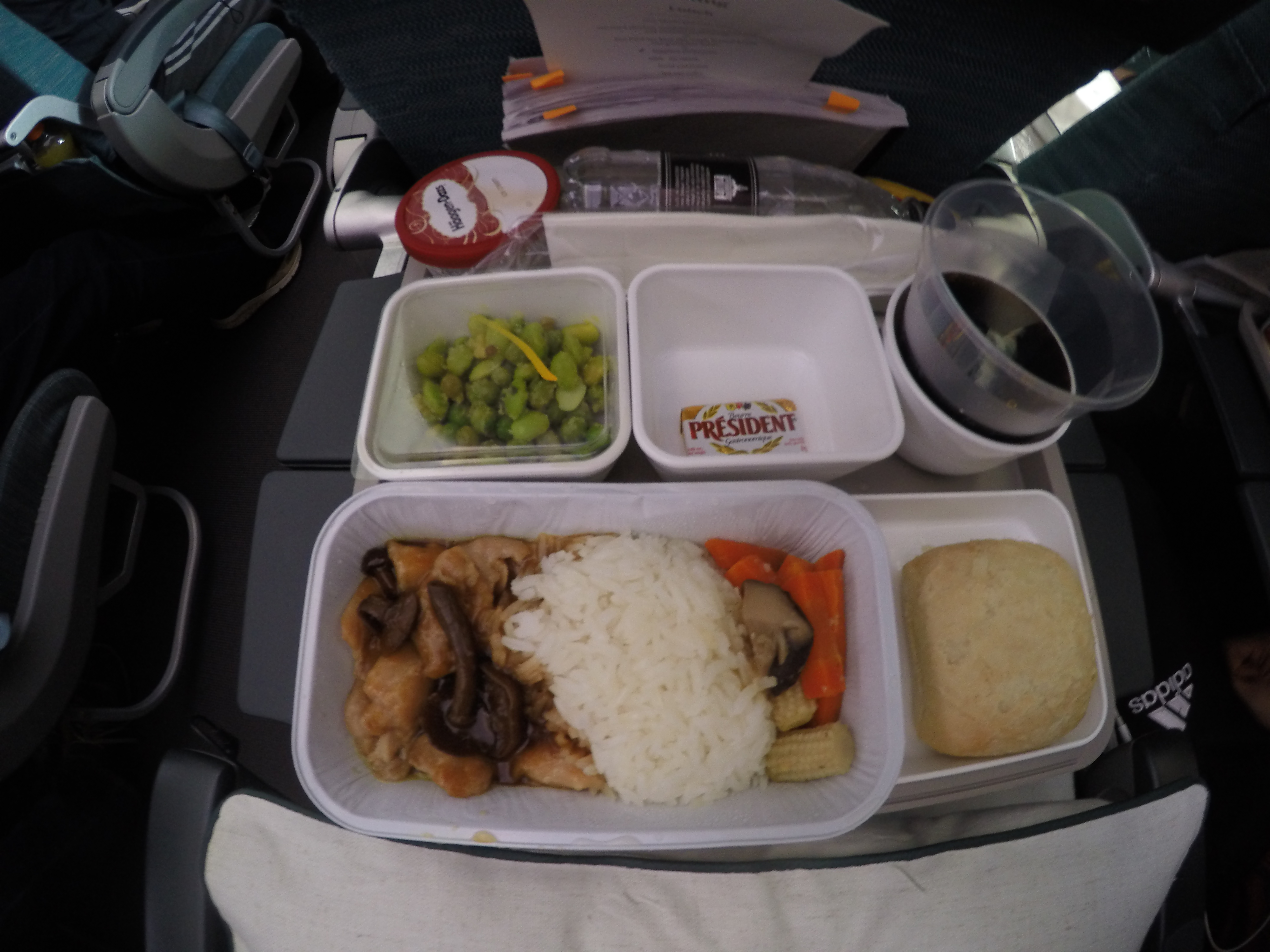 キャセイパシフィック航空機内食